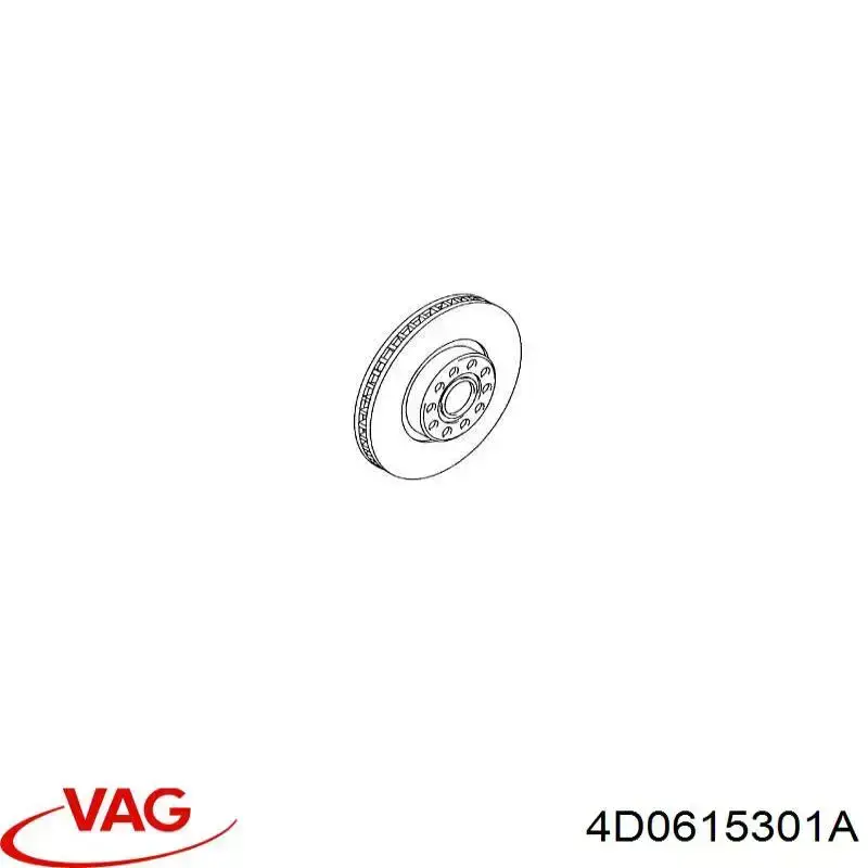 Frenos delanteros VAG 4D0615301A precio, desde 61,86 EUR
