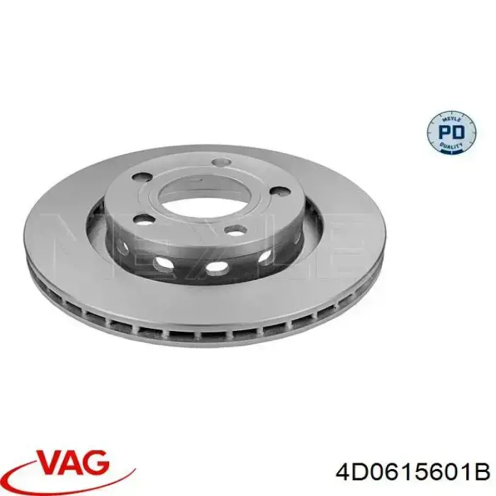 Disco de freno trasero VAG 4D0615601B precio, desde 54,98 EUR