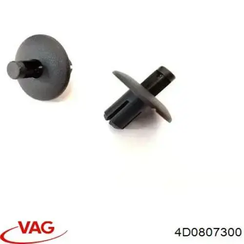 N0154234 VAG clips de fijación de pasaruedas de aleta delantera