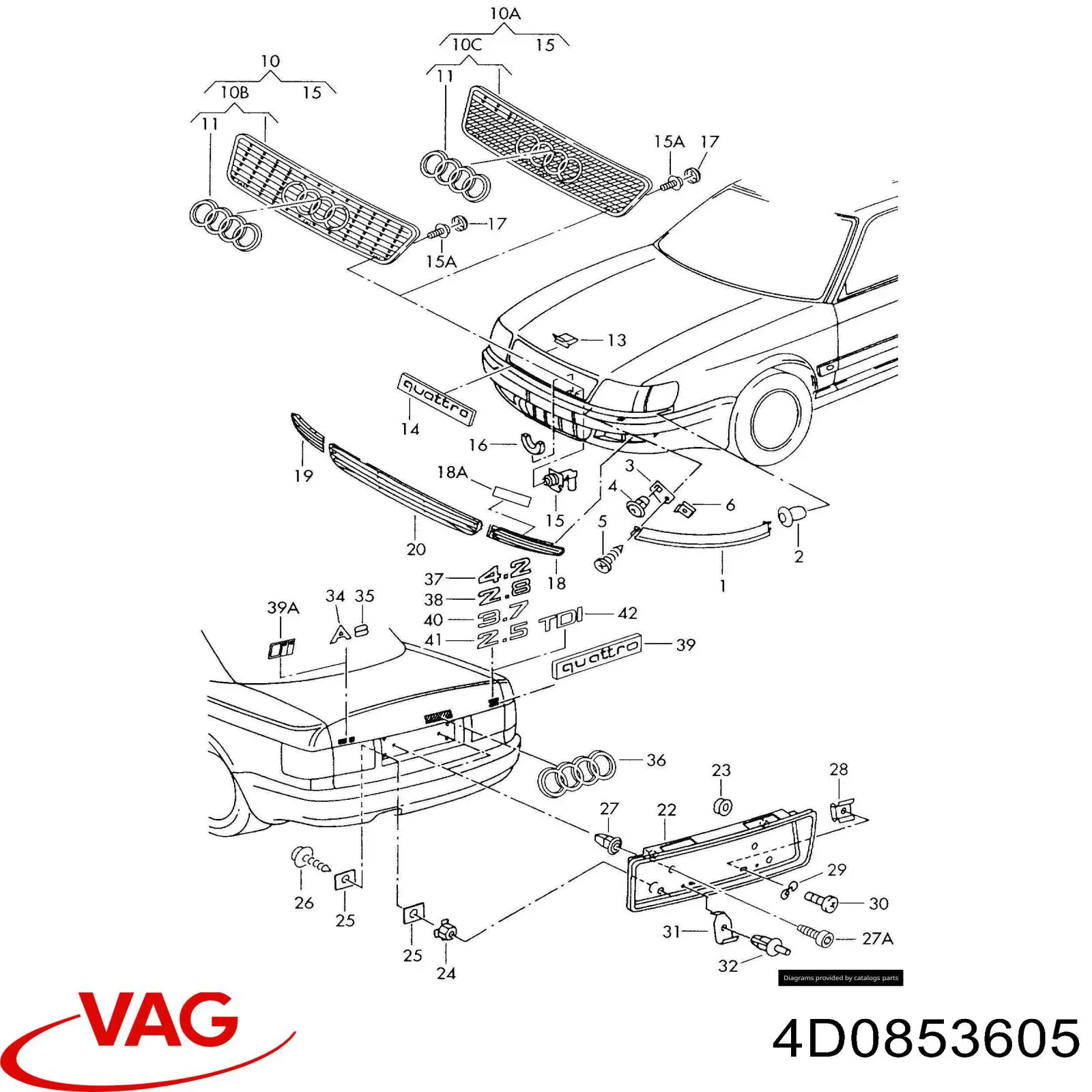  VAG 4D0853605 precio, desde 28,85 EUR
