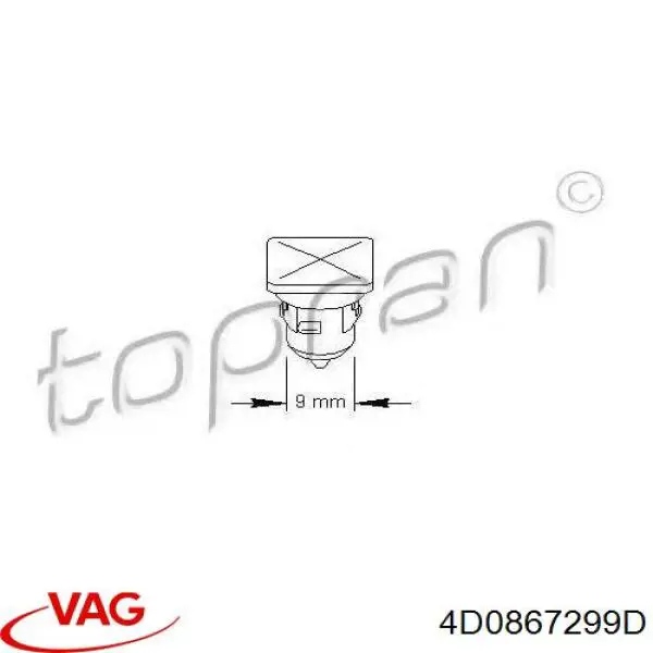  VAG 4D0867299D precio, desde 1,02 EUR
