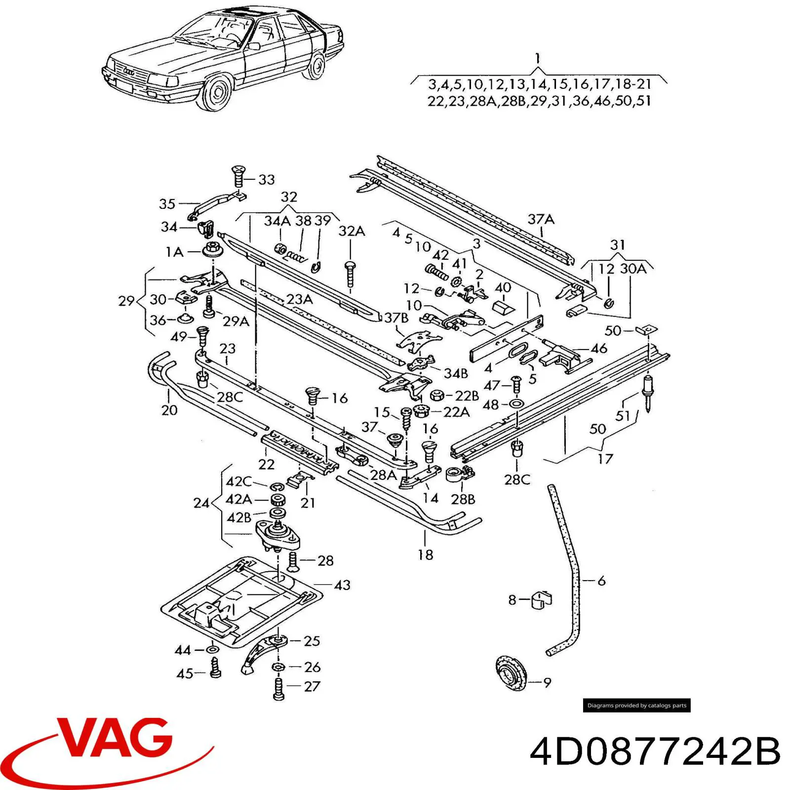  VAG 4D0877242B precio, desde 31,89 EUR