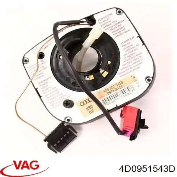 Anillo de contacto del volante VAG 4D0951543D precio, desde 59,53 EUR