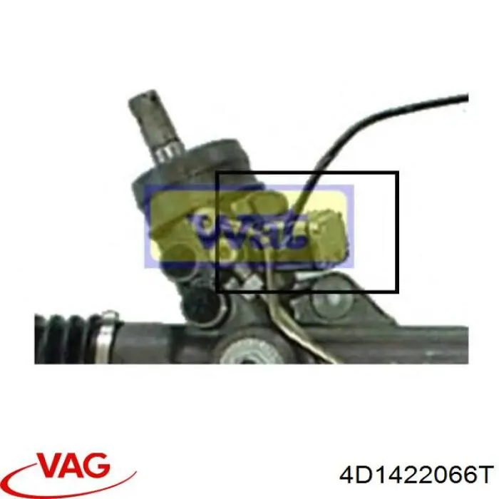 4D1422066T VAG cremallera de dirección