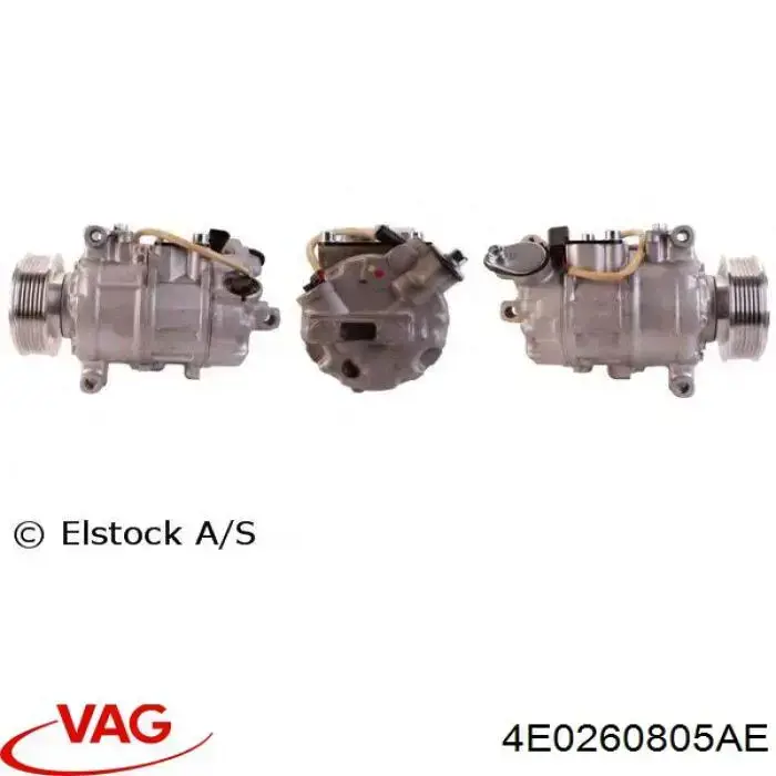 4E0260805AE VAG compresor de aire acondicionado