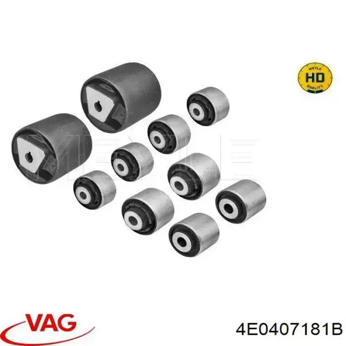 Silentblock del brazo de suspensión 4E0407181B VAG