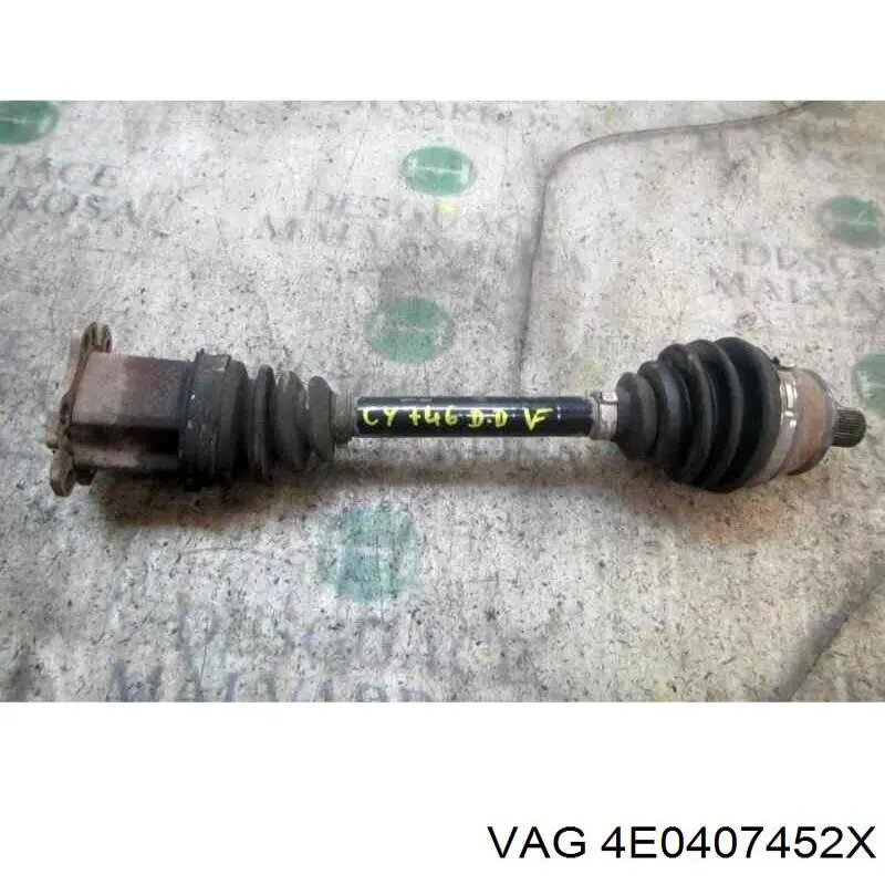 Semieje delantero derecho VAG 4E0407452X precio, desde 117,61 EUR