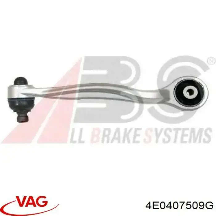 Brazo superior izquierdo de la suspensión delantera 4E0407509G VAG