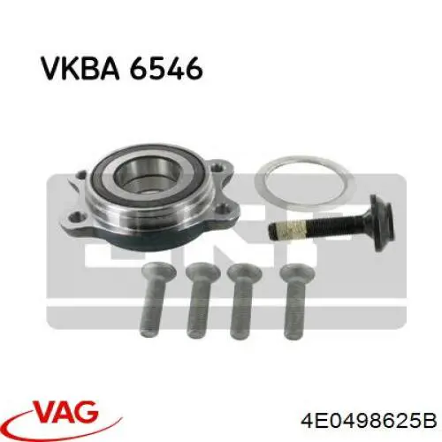 4E0498625B VAG cojinete de rueda delantero/trasero