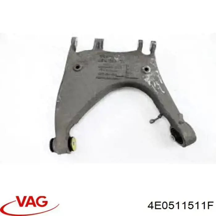 4E0511511F VAG brazo suspension trasero inferior izquierdo