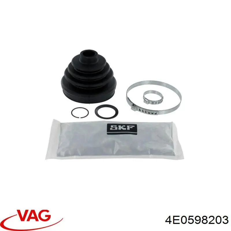 Fuelle exterior del eje de transmisión trasero VAG 4E0598203 precio, desde 11,60 EUR