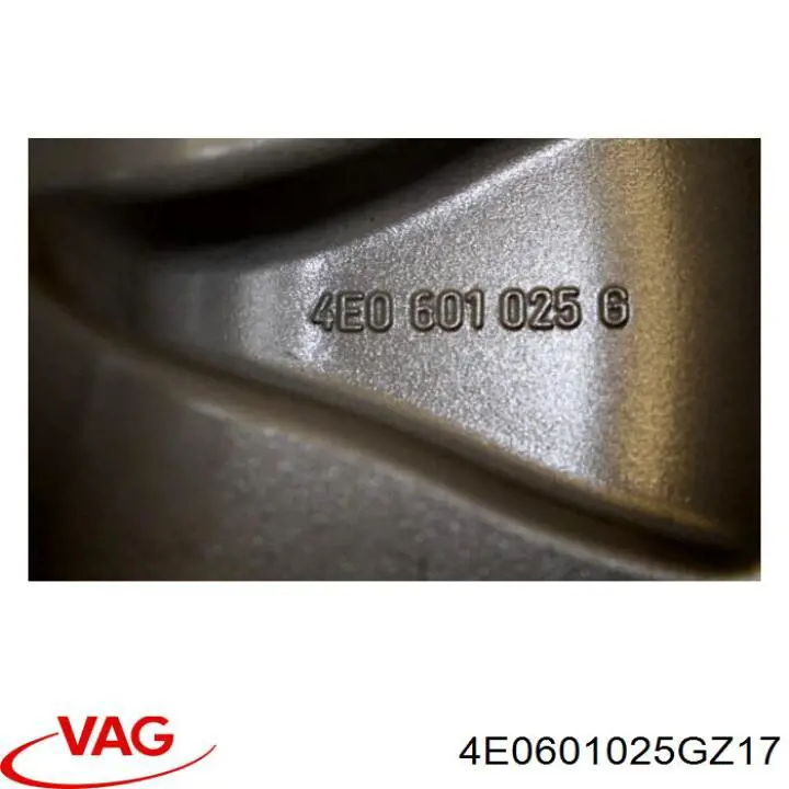 4E0601025GZ17 VAG