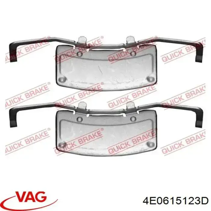 4E0615123D VAG Pinza de freno delantera izquierda