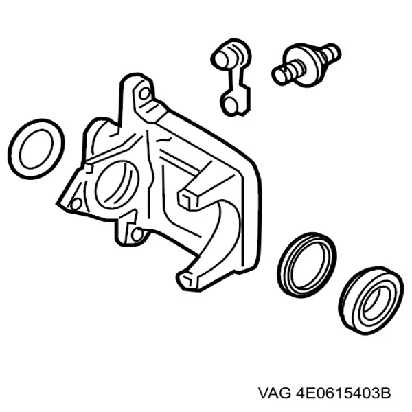 Comprar 4E0615403B VAG Pinza de freno trasera izquierda