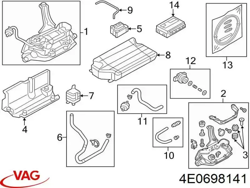  VAG 4E0698141 precio, desde 177,05 EUR