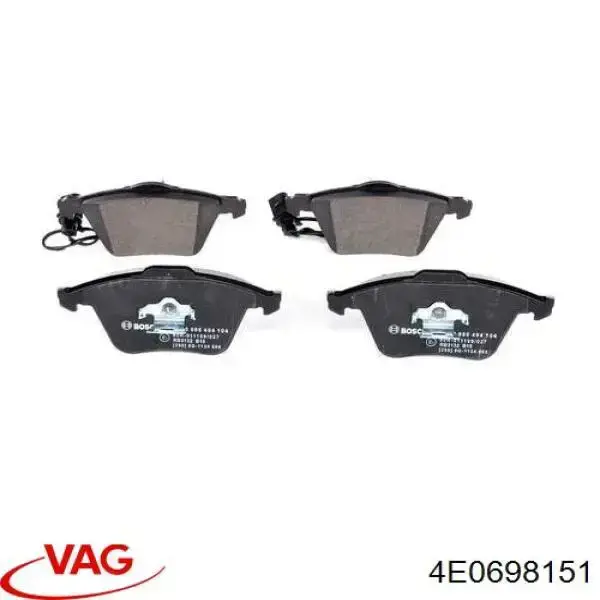 Pastillas freno delanteras VAG 4E0698151 precio, desde 67,75 EUR