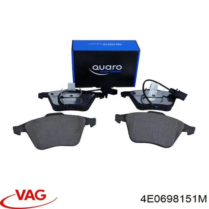 Pastillas de freno 4E0698151M VAG