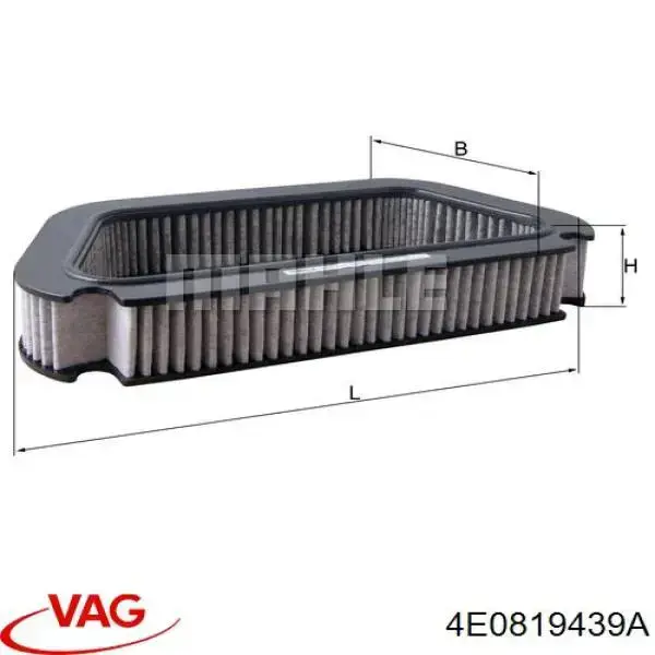 Filtro de cabina VAG 4E0819439A precio, desde 32,69 EUR