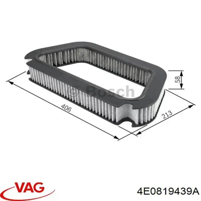 Comprar 4E0819439A VAG Filtro de aire del habitáculo