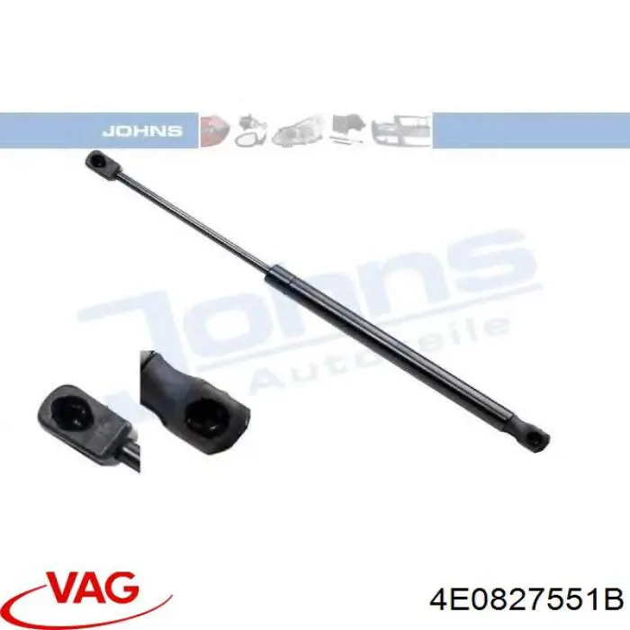 Amortiguador maletero 91758 Mapco