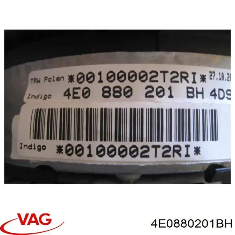 Airbag en el lado del conductor VAG 4E0880201BH precio, desde 104,97 EUR