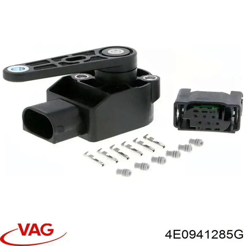 4E0941285G VAG sensor, nivel de suspensión neumática, delantero izquierdo