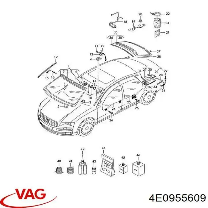 Placa del sensor de lluvia VAG 4E0955609 precio, desde 54,31 EUR