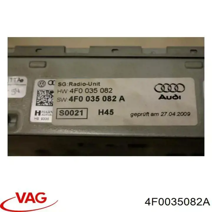 Comprar 4F0035082A VAG Radio