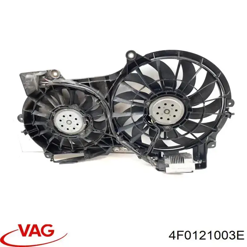 4F0121003E VAG Ventilador de refrigeración completo derecho (motor y hélice)