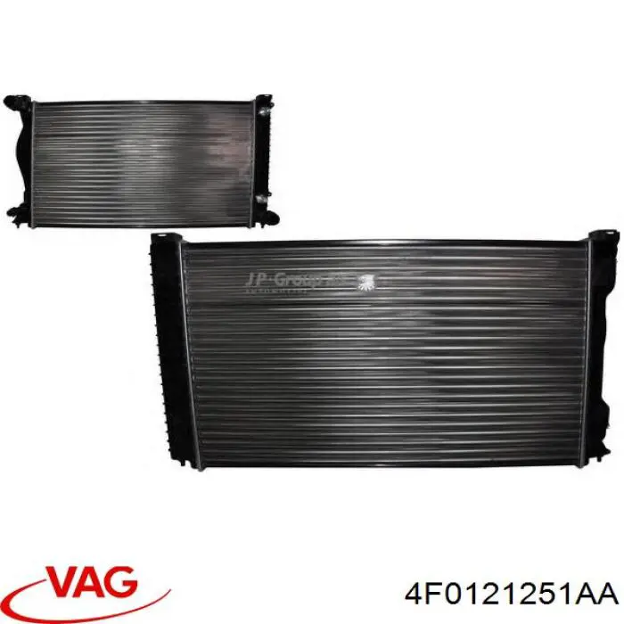 4F0121251AA VAG radiador