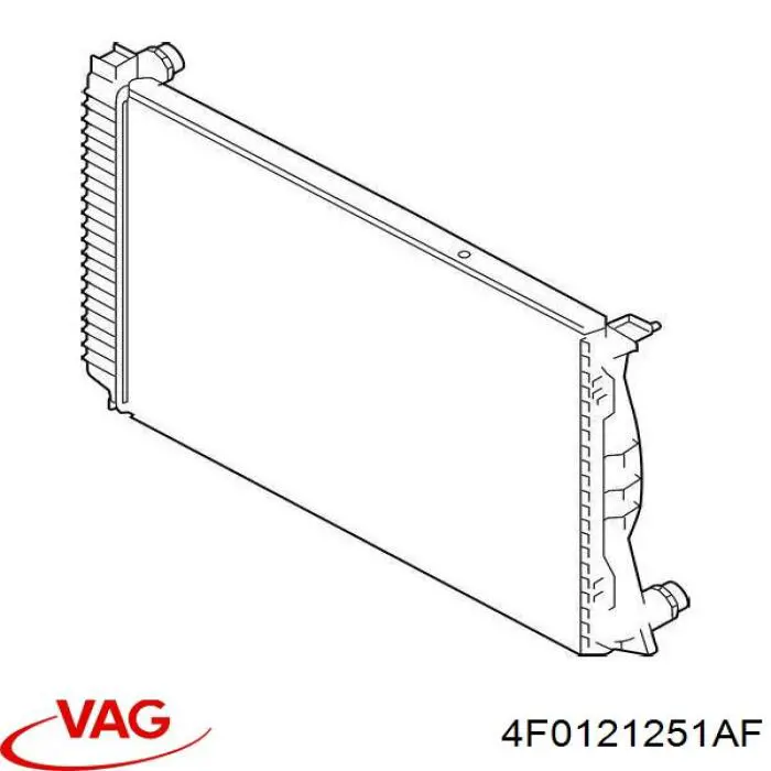 Comprar 4F0121251AF VAG Radiador de auto