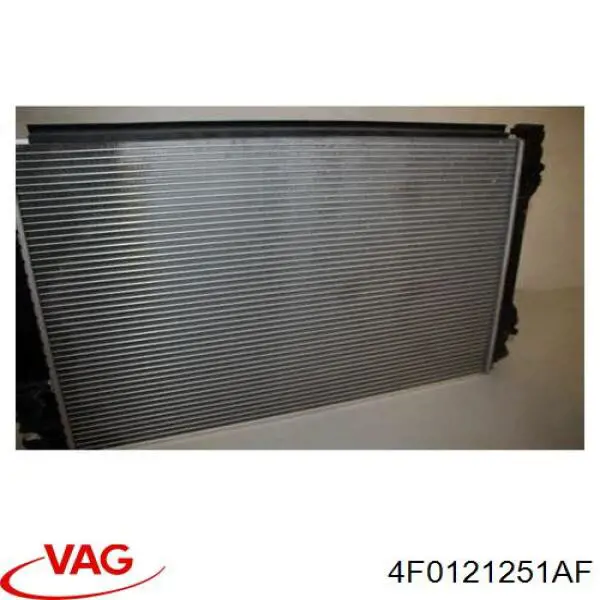Radiador 4F0121251AF VAG