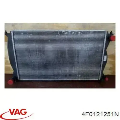 4F0121251N VAG radiador refrigeración del motor