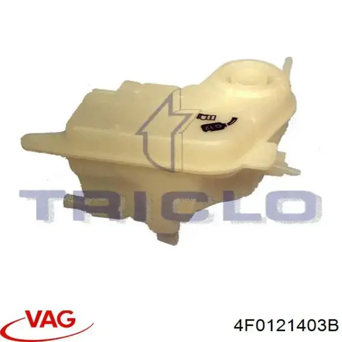 Vaso de expansión 4F0121403B VAG