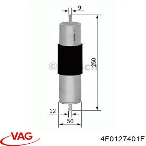 Comprar 4F0127401F VAG Filtro diesel