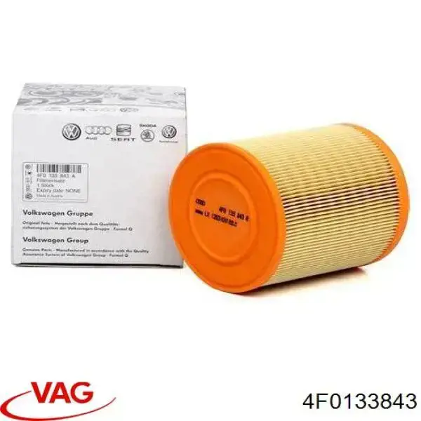 4F0133843 VAG Filtro de aire de motor