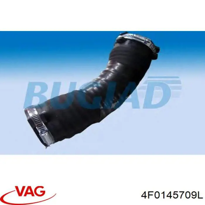4F0145709L VAG tubo flexible de aire de sobrealimentación inferior