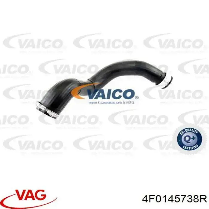 Tubo flexible de aire de sobrealimentación VAG 4F0145738R