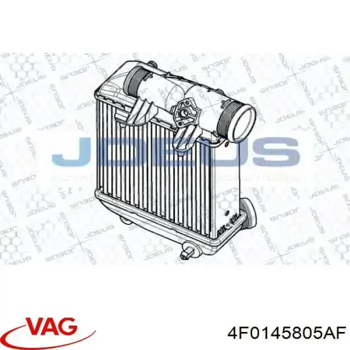 4F0145805AF VAG intercooler
