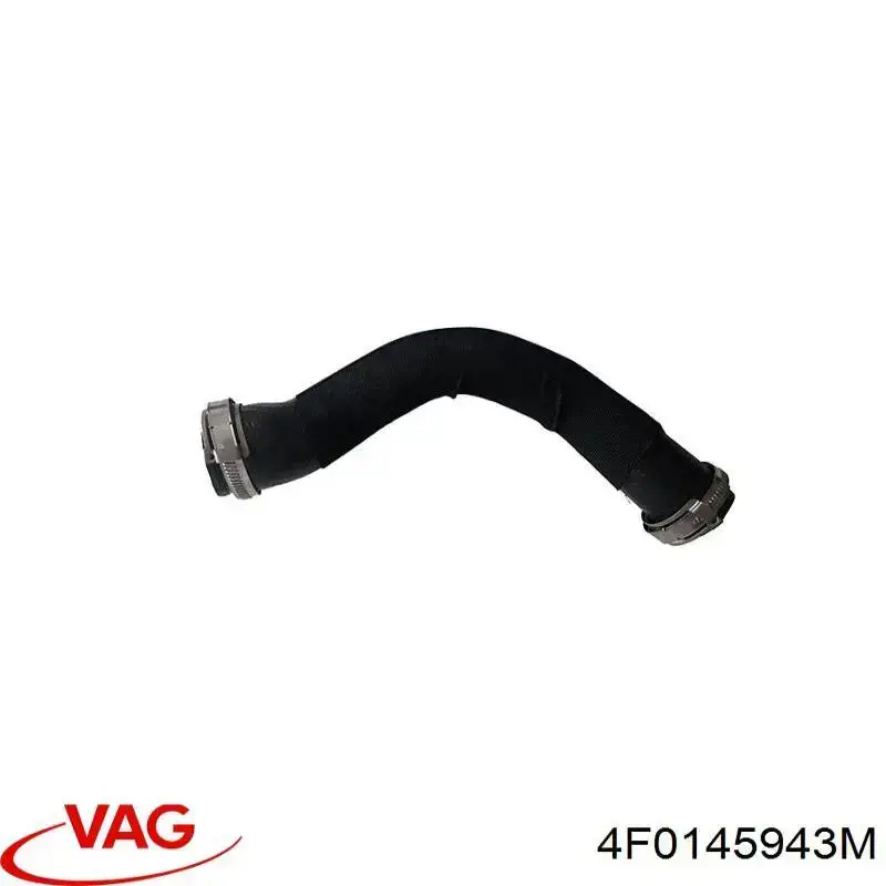 09712 Metalcaucho tubo flexible de aire de sobrealimentación inferior