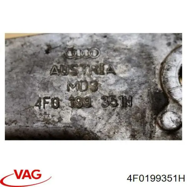 4F0199351H VAG soporte para taco de motor izquierdo