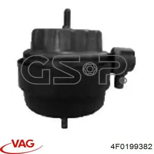 Soporte de motor derecho 4F0199382 VAG