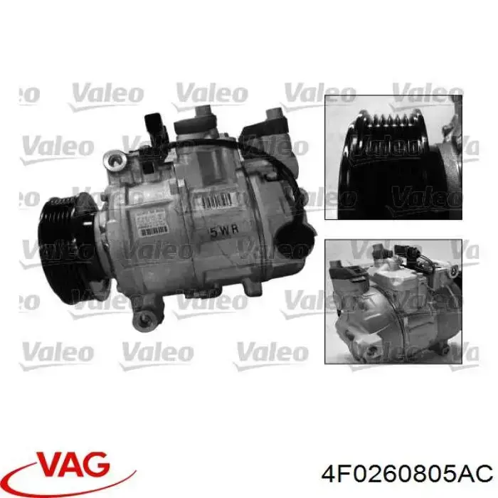 4F0260805AC VAG Compresor climatizador
