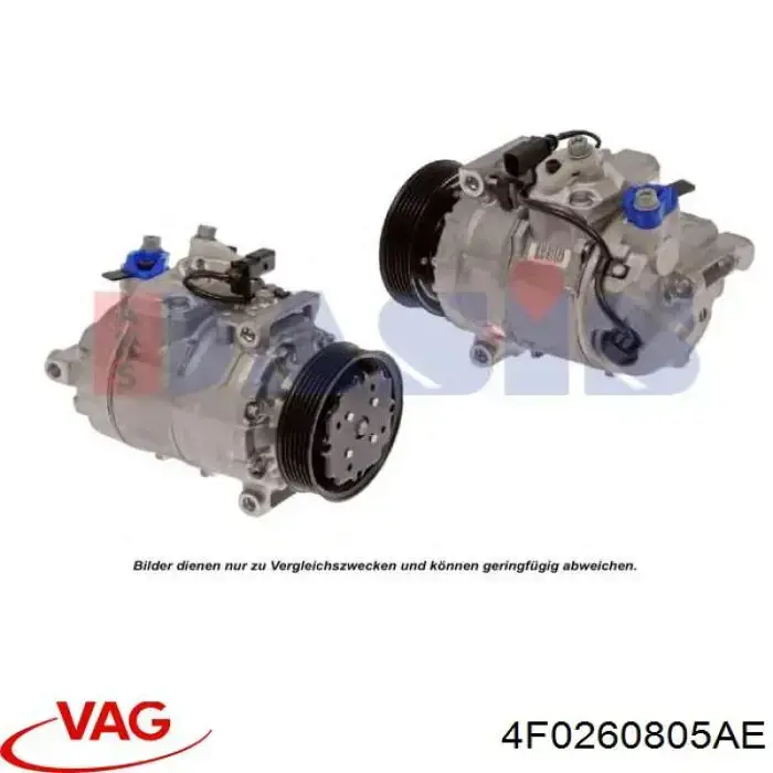 4F0260805AE VAG compresor de aire acondicionado