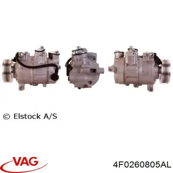 4F0260805AL VAG compresor de aire acondicionado