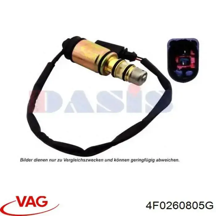 Compresor de aire acondicionado 4F0260805G VAG