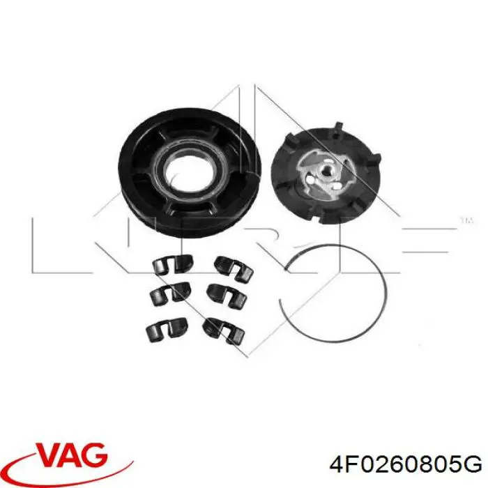 Compresor de aire acondicionado 4F0260805G VAG