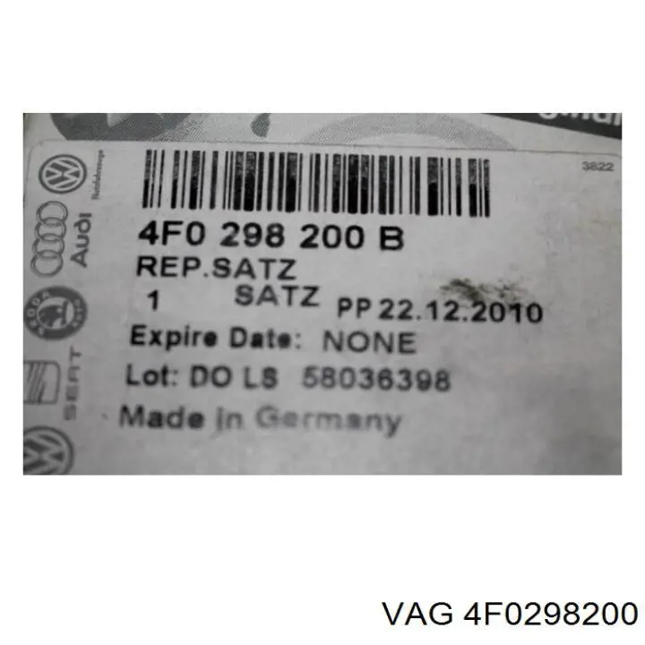  VAG 4F0298200B precio, desde 50,62 EUR