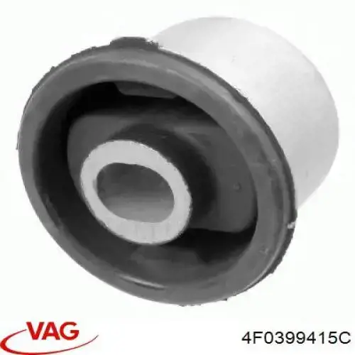 Buje silencioso del subchasis delantero 4F0399415C VAG