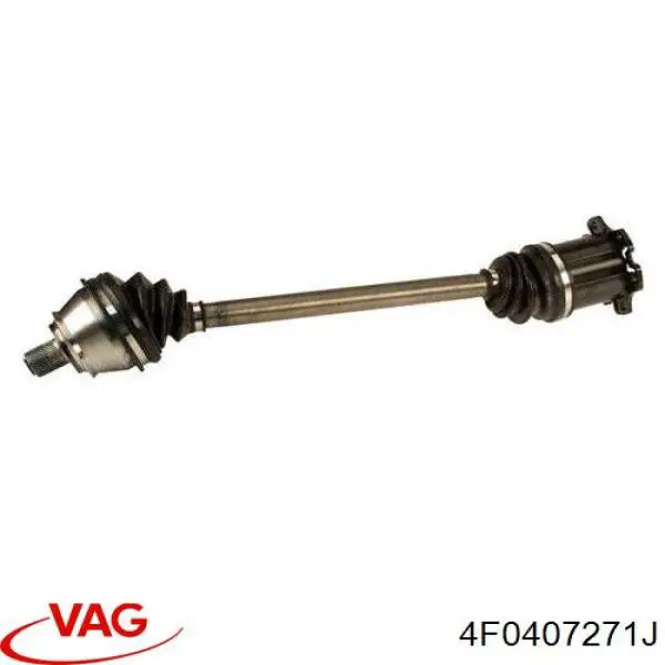Semieje delantero izquierdo 4F0407271J VAG